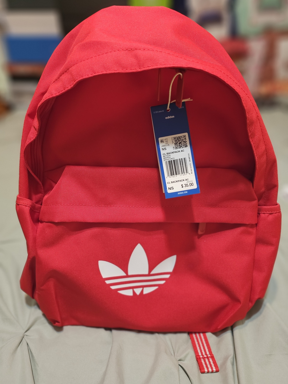 adidas Originals Red Classic Trefoil Backpack